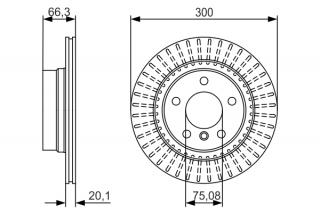 Disc frana Spate BOSCH 0986479044