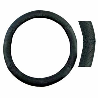 Husa Volan Piele Naturala Negru 39-41 Cm