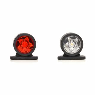 Lampa Gabarit Led Cu Brat 883 W56Star, 12V-24V, Pozitie Alb   Rosu Was