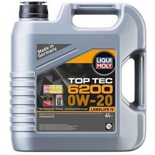 Liqui Moly Top Tec 6200 0W20 - 4 Litri