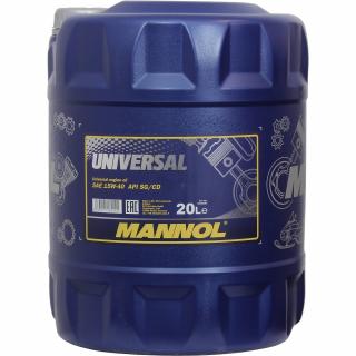MANNOL UNIVERSAL 15W-40 - 20 Litri