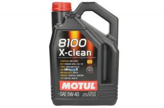 Motul 8100 X-CLEAN 5W40 - 5 Litri