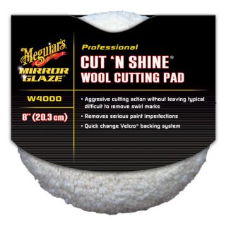 Pad Blana Polish Abraziv Meguiar s Cut n Shine Wool Pad, 200mm