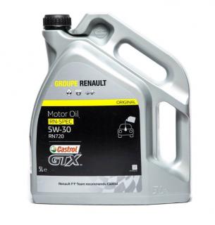 Renault-Castrol GTX RN0720 5W30 - 5 Litri