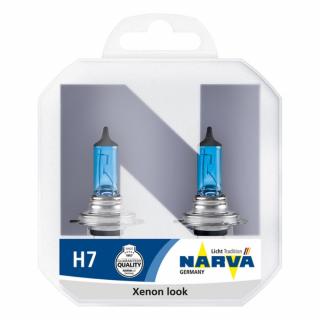 Set 2 Becuri Far H7 55W 12V Range Power White Narva