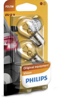 Set 2 Becuri Semnalizare P21 5W 12V (Blister) Philips