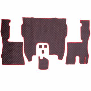 Set Covorase Piele Ecologica Truck Umbrella Pentru Scania Seria R 400-440. Negru