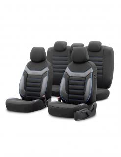 Set huse scaun Individual ALBASTRU