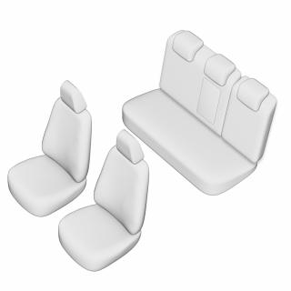 Set Huse Scaun Umbrella Pentru Skoda Rapid 2013 (Bancheta Fractionata)