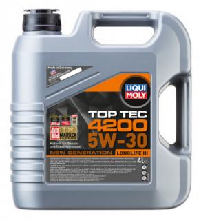 Ulei motor Liqui Moly Top Tec 4200 5W30 - 4 Litri