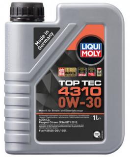 Ulei motor Liqui Moly Top Tec 4310 0W30 - 1 Litru