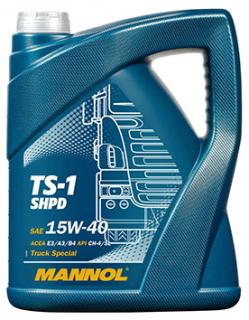 Ulei motor MANNOL TS-1 SHPD 15W-40- 5 Litri