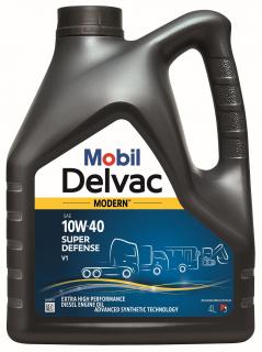 Ulei motor Mobil Delvac Modern 10W40 Super Defense V1 10W40 (XHP EXTRA) - 4 Litri