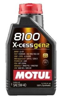 Ulei motor Motul 8100 X-CESS GEN 2 5W40 - 1 Litru