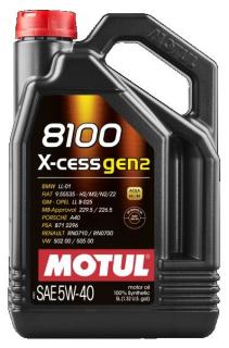 Ulei motor Motul 8100 X-CESS GEN 2 5W40 - 5 Litri