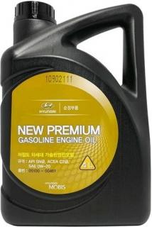 Ulei motor original Hyundai New Premium Gasoline Engine Oil 0W20 - 4 Litri