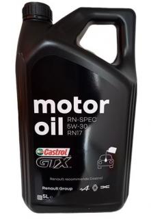 Ulei motor Renault-Castrol GTX RN17 5W30 - 5 Litri
