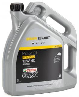 Ulei motor Renault-Castrol GTX RN700 10W40 7711943678 - 5 Litri