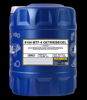 Ulei transmisie MANNOL MTF-4 Gear Oil 75W80 GL-4 - 20 Litri