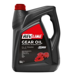 Ulei transmisie Revline Semisynthetic GL-5 75W80 - 5 Litri