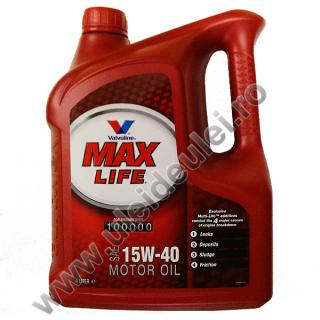 Valvoline Max Life 15W40 - 4 Litri