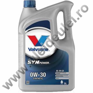 Valvoline SynPower XL-III C3 0W30 - 5 Litri