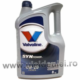 Valvoline  SynPower XL-IV C5 SAE 0W20 - 5 Litri