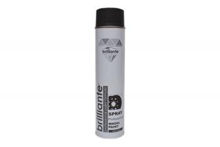 Vopsea Spray Pentru Jante Negru Mat 600 Ml Brilliante