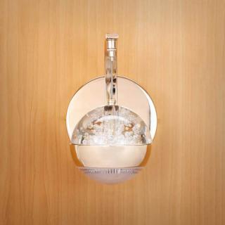 Aplica LED Kelektron Drops, 8W, argintiu-transparent