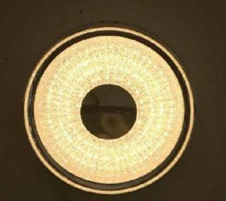 Plafoniera LED Kelektron Gold, 48W, alb-transparent