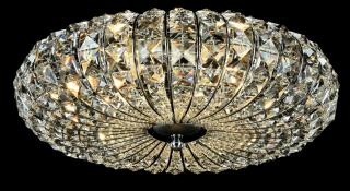 Plafoniera Maytoni Broche, crom, cristal, 4XE14, 40 cm