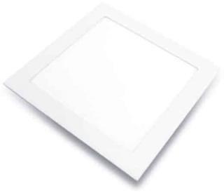 Spot fix LED incastrat Kelektron Minimal, 24W, alb, patrat, IP20