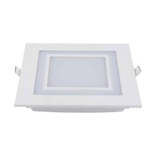 Spot fix LED incastrat Kelektron Minimal Twin, 18W, alb, patrat, IP20