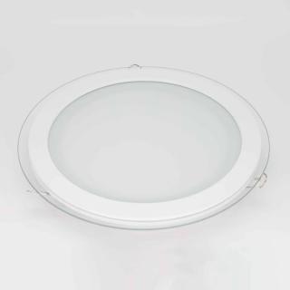 Spot fix LED incastrat Kelektron Minimal Twin, 24W, alb, rotund, IP20