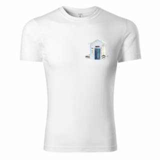 Tricou Beach House Blue  100% bumbac