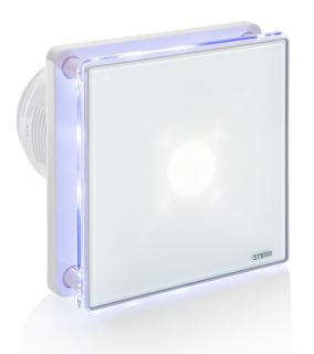 Ventilator baie Sterr, axial, 230 V, silentios,alb, LED alb, timer, O 100