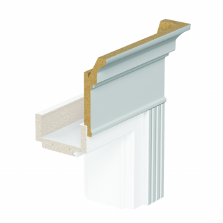 Set cornisa si capitel din MDF pentru usi de interior - Modul Retro