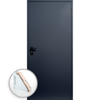 Usa metalica blat 40 mm din otel multifunctionala pentru boxa   magazie - RAL 7016 Gri Antracit - Deschidere Reversibila