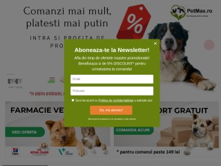 Pet Max - Petshop si magazin veterinar online