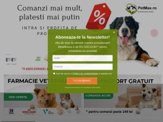 Pet Max - Petshop si magazin veterinar online