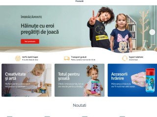 Magazin online pentru copilul tau! Haine, incaltaminte, rechizite si jucarii.