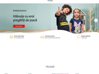 Magazin online pentru copilul tau! Haine, incaltaminte, rechizite si jucarii.