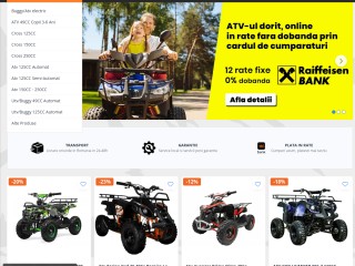 Atv-uri, motociclete si accesorii pentru copii si adulti