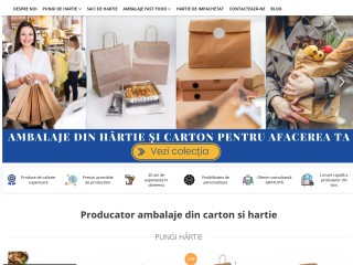 Ambalaje din Carton si Hartie ❱ Fabrica PaperBag