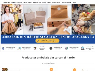 Ambalaje din Carton si Hartie ❱ Fabrica PaperBag