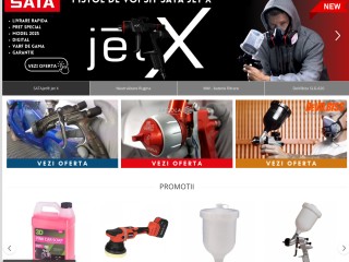 Pistoale de vopsit si accesorii originale DeVilbiss, SATA, Anest Iwata, Sagola