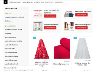 Materiale textile, metraje, tesaturi - LaTextile.ro