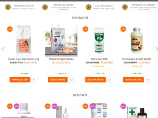 Pet Shop Online | Hrana si accesorii pentru caini, pisici, pesti, rozatoare, porumbei | Livrare Grat