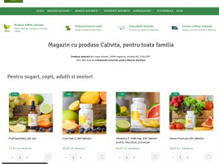 Remedii,terapii naturiste. Magazin produse Calivita