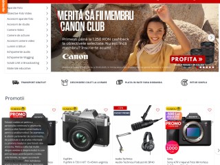Magazinul tau preferat pentru echipamente foto, video si audio